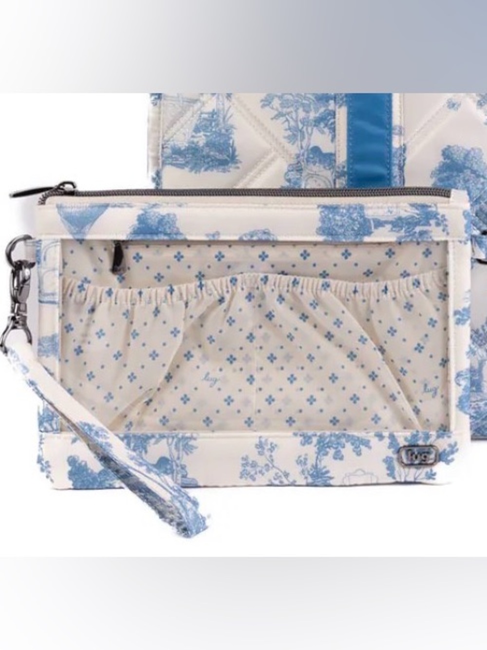 Lug Clearview Ziplet Pouch in Storybook Blue - Picture 2 of 6